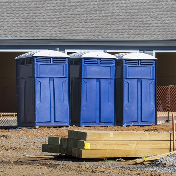 how do you ensure the portable restrooms are secure and safe from vandalism during an event in Hill